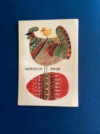 Zdjęcie oferty: 2700. D.IMIELSKA-GEBETHNER - POCZTÓWKA - „WIELKANOC” - 1966 rok 