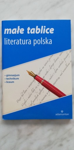 Zdjęcie oferty: małe tablice - literatura polska