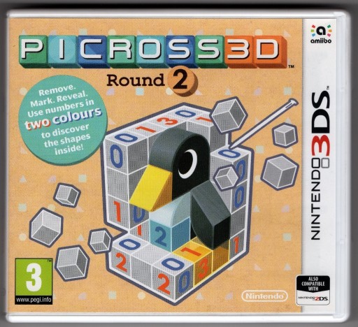 Zdjęcie oferty: Picross 3D Round 2 (3DS)