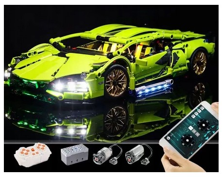 Zdjęcie oferty: klocki Lamborghini SIAN FKP 37 + led+ sterowanie