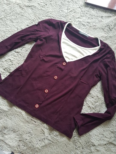 Zdjęcie oferty: Fioletowa bluzka długi rękaw rozmiar M sunwear
