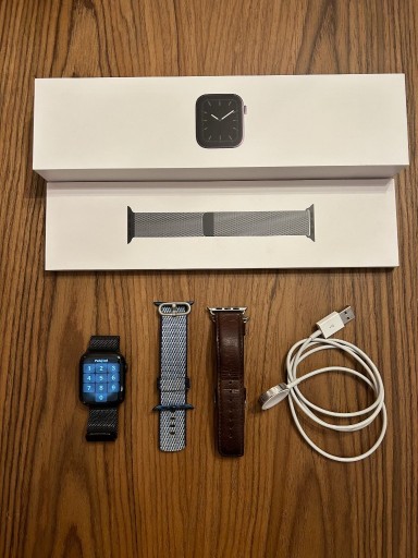 Zdjęcie oferty: =Apple Watch 5 44mm Cellular Stainless Steel Black