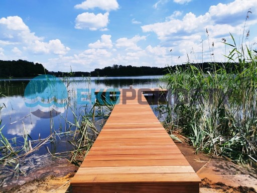 Zdjęcie oferty: Pomost pływający T 12m długi, 21mkw. z drewnem egz