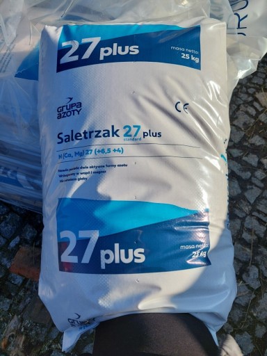 Zdjęcie oferty: Saletrzak 27plus standard 25kg oryginalne opakowan