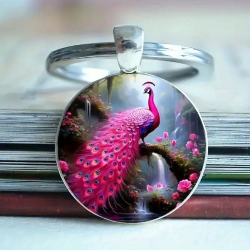 Zdjęcie oferty: Breloczek z pawiem.