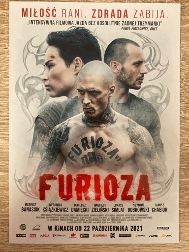 Zdjęcie oferty: Furioza - ulotka z kina