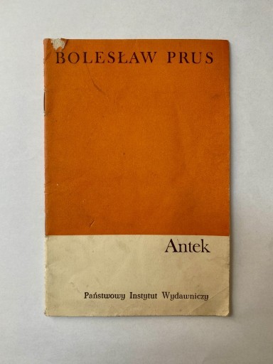 Zdjęcie oferty: Antek - Bolesław Prus