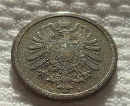 Zdjęcie oferty: Wilhelm I 2 fenigi pfennig 1875 A Berlin Prusy