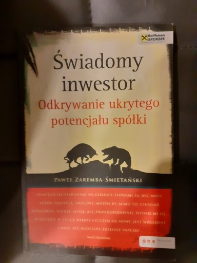 Zdjęcie oferty: Świadomy inwestor, Paweł Zaremba- Śmietański
