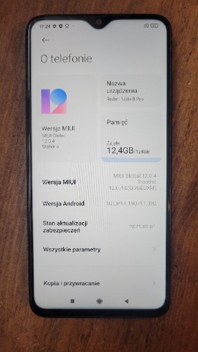 Zdjęcie oferty: Xiaomi redmi note 8 pro 6GB /128GB zielony