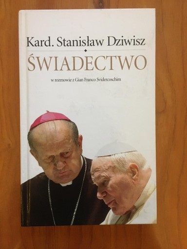 Zdjęcie oferty: Świadectwo - kard. Stanisław Dziwisz