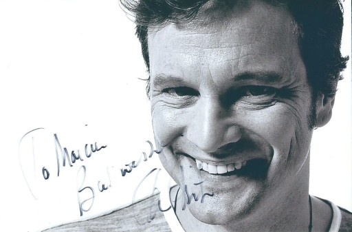 Zdjęcie oferty: Colin FIRTH oryginalny autograf! FILM Mamma mia!