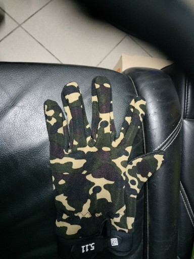 Zdjęcie oferty: Rękawice taktyczne i na rower kamuflaż moro 2 pary