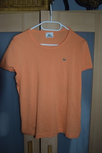 Zdjęcie oferty: Lacoste pomarańczowa bluzka t-shirt L/XL