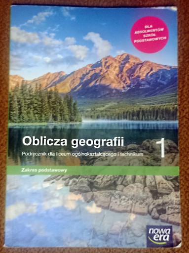 Zdjęcie oferty: Oblicza geografii 1 Podręcznik Zakres podstawowy