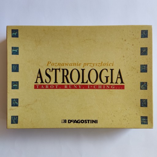 Zdjęcie oferty: Astrologia DeAgostini Poznawanie przyszłości Tarot Runy I-ching zestaw