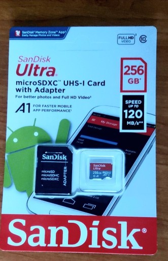 Zdjęcie oferty: Karta sandisk 256 GB nowa