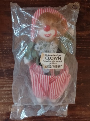 Zdjęcie oferty: Vintage porcelanowa lalka klauna Nowy niemiecki