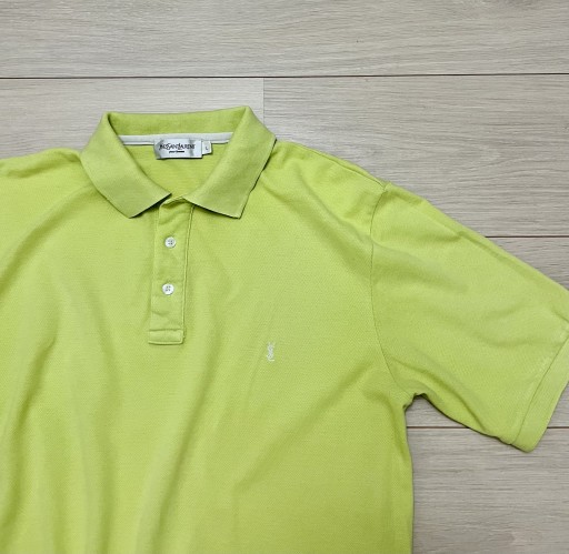 Zdjęcie oferty: Yves Saint Laurent limonkowa koszulka polo