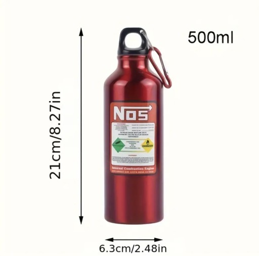 Zdjęcie oferty: Bidon rowerowy NOS 500 ml Czerwony