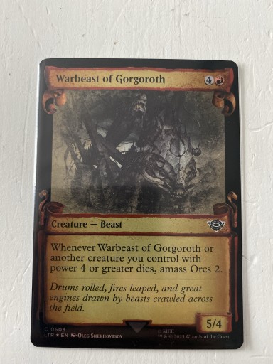 Zdjęcie oferty: MTG - LTR Warbeast of Gorgoroth - Silver Foil