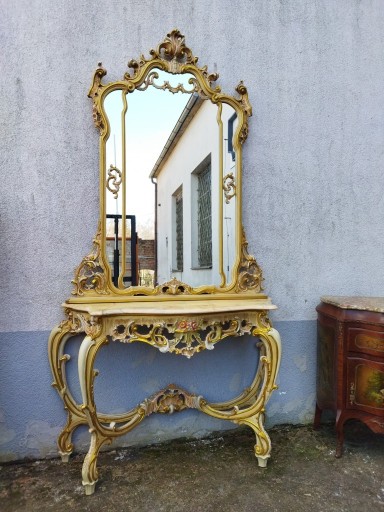 Zdjęcie oferty: Duża włoska konsola z lustrem