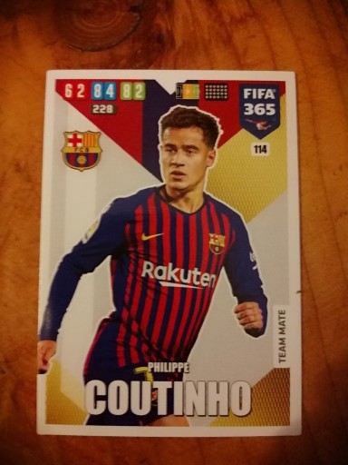 Zdjęcie oferty: karty panini fifa 365 2020 Philippe Coutinho