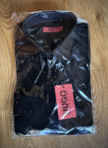 Zdjęcie oferty: Koszula HUGO BOSS czarna Ultra Premium jakość