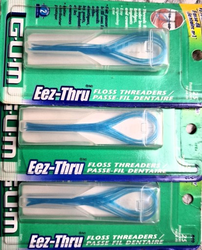 Zdjęcie oferty: Nić dentystyczna GUM Eez-Thru zestaw 3 opakowania