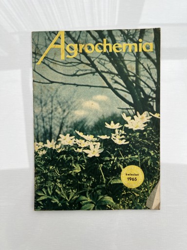 Zdjęcie oferty: Czasopismo Agrochemia nr 4/1965