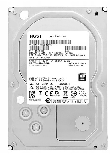 Zdjęcie oferty: DYSK TWARDY HGST DEKSTAR NAS 3,5 4TB 4000GB - 7200RPM 64MB CACHE