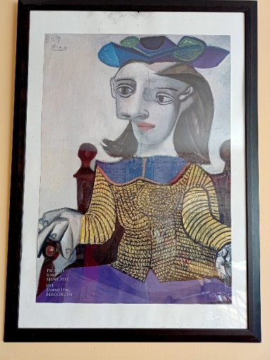 Zdjęcie oferty: Picasso Kobieta plakat wystawowy w ramie