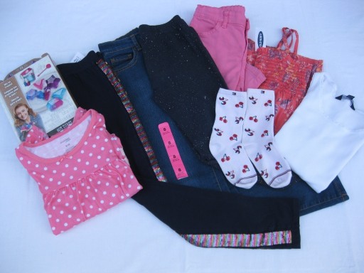 Zdjęcie oferty: MODNY ZESTAW UBRAŃ DLA DZIEWCZYNKI 7-8 lat/ 122-130 GRATISY