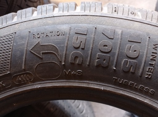 Zdjęcie oferty: 4xOpony 195/70R15C Kleber Transalp 2  2011 Rok