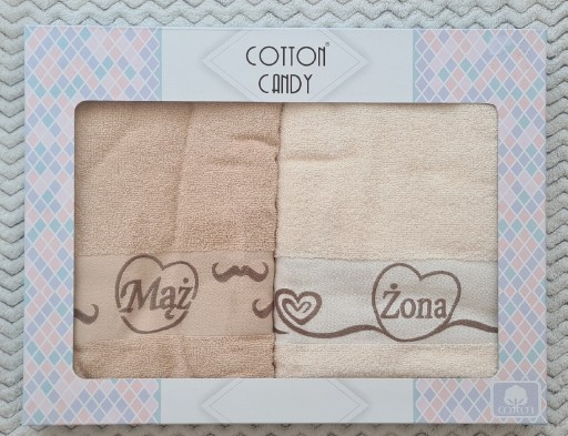 Zdjęcie oferty: Zestaw ręczników ozdobnych Mąż i Żona