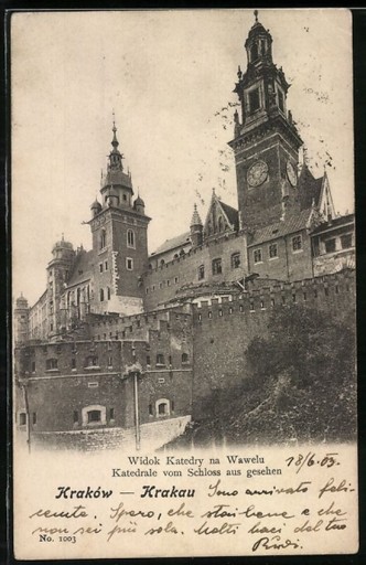 Zdjęcie oferty: KRAKÓW  Wawel katedra 1903