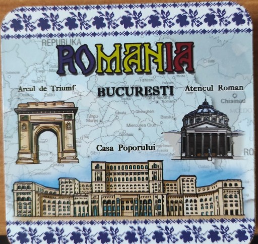 Zdjęcie oferty: Podkładki pod kubek Rumunia 