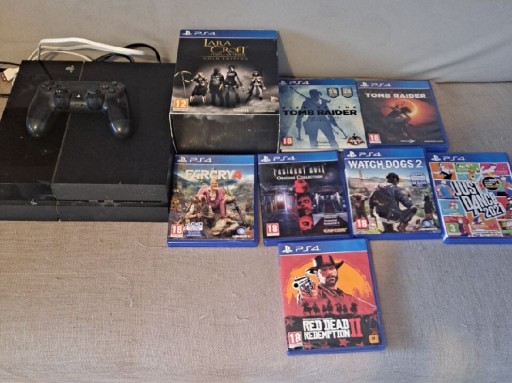 Zdjęcie oferty: PlayStation 4 + gry + telewizor 