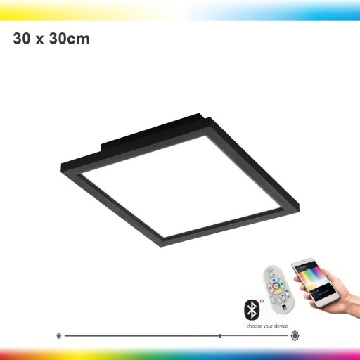 Zdjęcie oferty: Lampa sufitowa 30x30 Led RGB Aplikacja+Pilot 16W