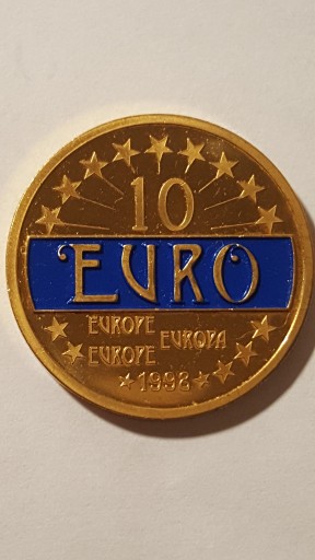 Zdjęcie oferty: Moneta okolicznościowa 10 Euro 1998r. #90