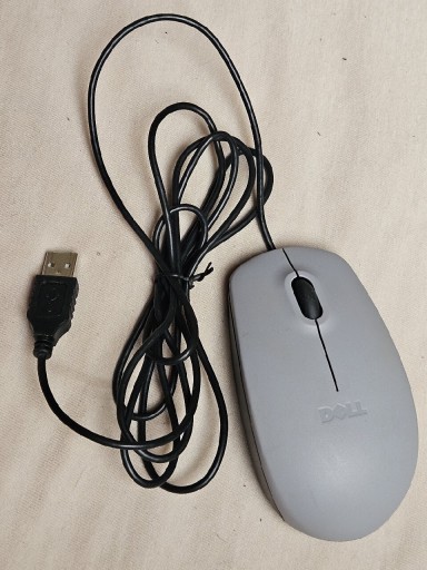 Zdjęcie oferty: Mysz przewodowa USB DELL SZARA