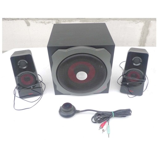 Zdjęcie oferty: Głośniki komputerowe Trust GXT38 2.1 60W RMS pilot przewodowy Bass Reflex