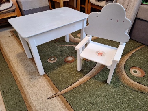 Zdjęcie oferty: Drewniany stolik z krzesełkiem dla dziecka
