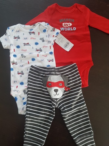 Zdjęcie oferty: Carter's 3 cz dla chłopca DOG 3m 62