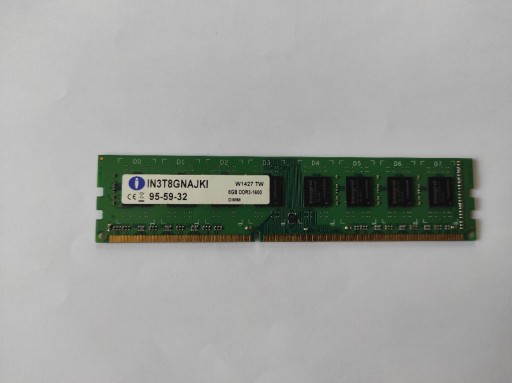 Zdjęcie oferty: RAM INTEGRAL 8GB DDR3 1600MHz PC3-12800
