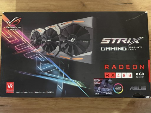 Zdjęcie oferty: Karta graficzna ROG Radeon RX 480 8GB Strix Gaming