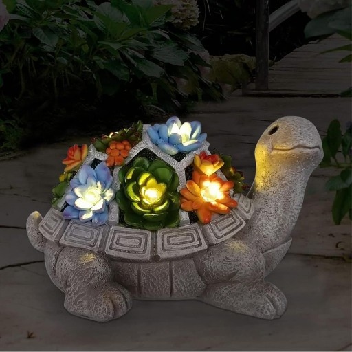 Zdjęcie oferty: Zasilana energią słoneczną figurka żółwia
