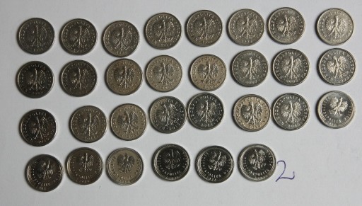 Zdjęcie oferty: 10gr groszy 1990-2023 zestaw monet obiegowych(2)