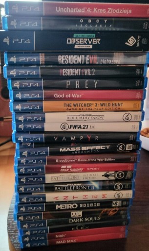 Zdjęcie oferty: Gry na konsole PS4