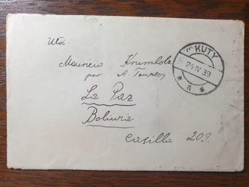 Zdjęcie oferty: KUTY 1939 k. KOŁOMYJA do Boliwia